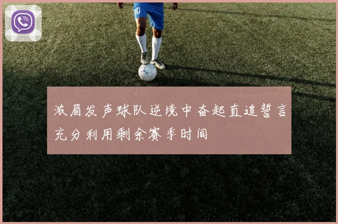 浓眉发声球队逆境中奋起直追誓言充分利用剩余赛季时间
